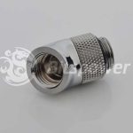 Bitspower G1/4" Silver Shining Rotary 45-Degree IG1/4" Extender