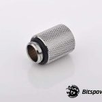 Bitspower G1/4" Silver Shining IG1/4" Extender - 20MM (2 PCS.)